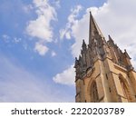 Photo of a church steeple in...