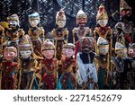 Small photo of Puppet show is one of a variety of puppet arts made from wood. Puppet Show ( Wayang Golek ) is one of the traditional puppet arts from West Java, Indoesia.