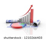 3d rendering stock market... | Shutterstock . vector #1210266403