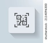 unique qr code icon vector... | Shutterstock .eps vector #2114096300
