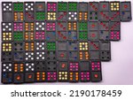 Dominoes  dominos pictogram....