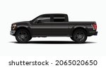 Black Truck Art Design Vector