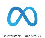 meta icon logo vector template | Shutterstock .eps vector #2065739729