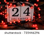 December 24th, christmas eve, date on calendar