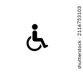 Wheelchair Flat Icon....