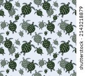 Seamless Pattern With Sea...