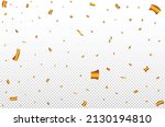 golden confetti explosion on a... | Shutterstock .eps vector #2130194810