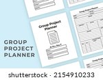 group project planner interior. ... | Shutterstock .eps vector #2154910233