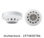 realistic white smoke detector... | Shutterstock .eps vector #1974830786