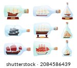 Collection Glass Bottles With...