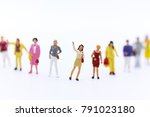 miniature people  group of... | Shutterstock . vector #791023180