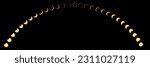 Small photo of Annular Solar Eclipse, Phases of solar eclipse