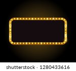 brightly vector theater glowing ... | Shutterstock .eps vector #1280433616