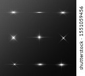 glowing lights effect  flare ... | Shutterstock .eps vector #1551059456