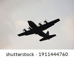 plane flying in the sky | Shutterstock . vector #1911444760