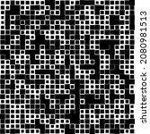 black square random geometric... | Shutterstock .eps vector #2080981513