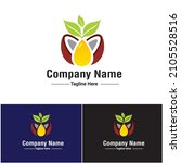 natural oil company logo with... | Shutterstock .eps vector #2105528516