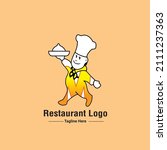 cartoon chef  character  for... | Shutterstock .eps vector #2111237363