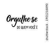 brazilian lettering.... | Shutterstock .eps vector #1901216890