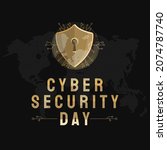 computer security day in luxury ... | Shutterstock .eps vector #2074787740