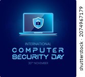 computer security day in luxury ... | Shutterstock .eps vector #2074967179