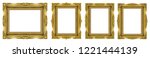 royal golden invitation frame... | Shutterstock .eps vector #1221444139