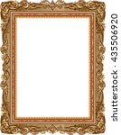 gold photo frame with corner... | Shutterstock .eps vector #435506920