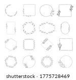 collection of hand drawn... | Shutterstock .eps vector #1775728469