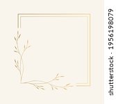 elegant squared frame with... | Shutterstock .eps vector #1956198079