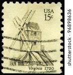 Usa   Circa 1980  A Stamp...