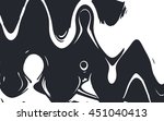 a black and white pattern on a... | Shutterstock . vector #451040413