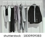 women clothing on a rack