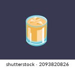 vector drawing alcoholic drink... | Shutterstock .eps vector #2093820826