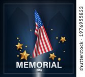 memorial day. remember and... | Shutterstock .eps vector #1976955833