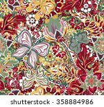 seamless pattern with colorful... | Shutterstock . vector #358884986