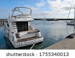 Boats And Yacths Moored In The...