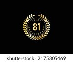 81th anniversary celebration... | Shutterstock .eps vector #2175305469