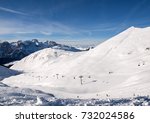 Skiing Area In The Dolomites...