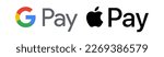 google pay and apple pay icons...