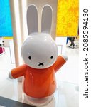Small photo of Genting Highlands,Pahang, Malaysia-December 27, 2020. Miffy the white rabbit statue at Resorts world genting highlands.