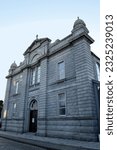 Small photo of ABERDEEN, SCOTLAND - 24 JUNE 2023: Built in Gerrard Street as the John Knox United Free Church of Scotland in 1898-9, the building has housed a Baptist church since 1987.