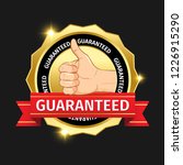 male hand guarantee... | Shutterstock .eps vector #1226915290