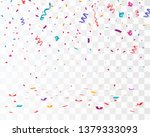confetti isolated on... | Shutterstock .eps vector #1379333093