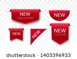 new collection tags. vector... | Shutterstock .eps vector #1403396933