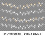 christmas lights. light bulb... | Shutterstock .eps vector #1483518236