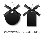 black blank sale label with... | Shutterstock .eps vector #2063731313