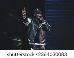 Small photo of Clarkston, Michigan - September 17 2023: 50 Cent performs at Pine Knob Music Theater on The Final Lap Tour