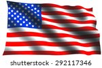 american flag for independence... | Shutterstock . vector #292117346