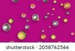 3d rendering of a set of bright ... | Shutterstock . vector #2058762566