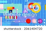 modern 3d image abstract... | Shutterstock . vector #2061404720
